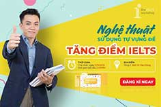 Workshop số 24 – Nghệ thuật sử dụng từ vựng để tăng điểm IELTS