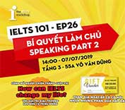 One day Workshop: Làm chủ IELTS Speaking Part 2