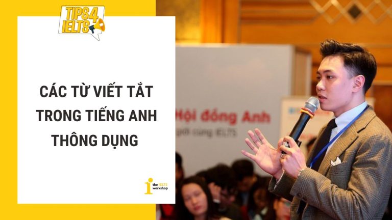 Các từ viết tắt trong tiếng Anh Thông Dụng