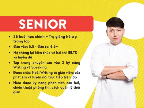 khoá học IELTS 6.5