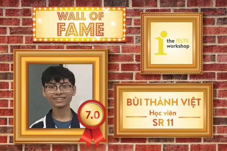 học viên điểm cao the ielts workshop