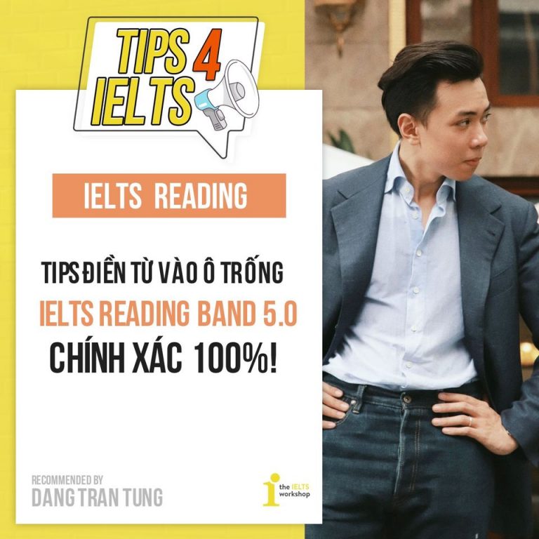 ielts reading điền từ