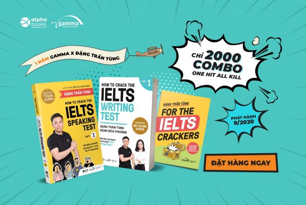 Deal hời ƯU ĐÃI + QUÀ TẶNG combo HOW TO CRACK THE IELTS
