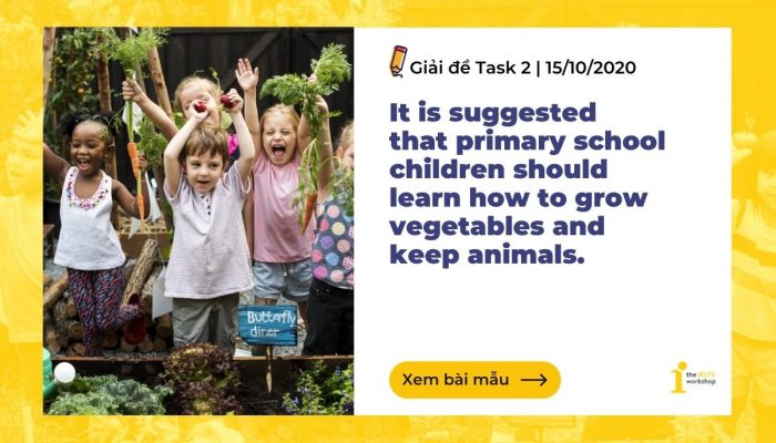 Giải đề IELTS Writing Task 2: Animals & Plants