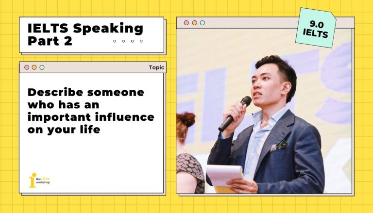 someone who has an important influence on your life