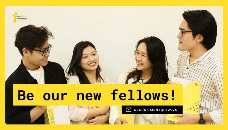 tuyển dụng trợ giảng the ielts workshop