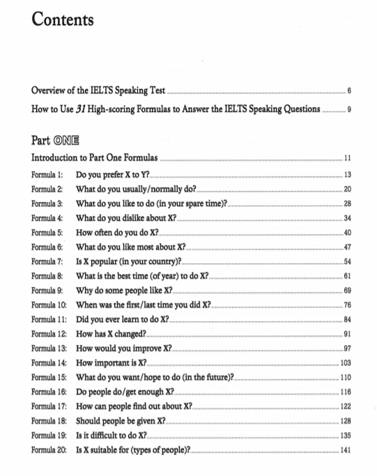 31 high-scoring formulas to answer the ielts speaking questions pdf