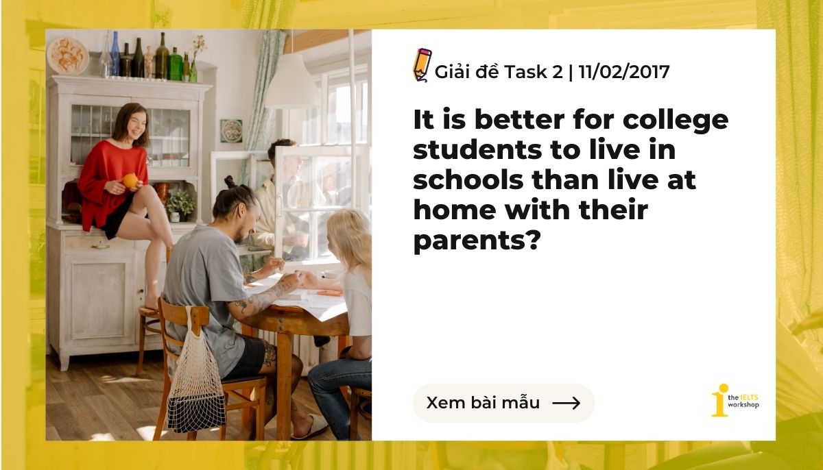 It is better for college students to live