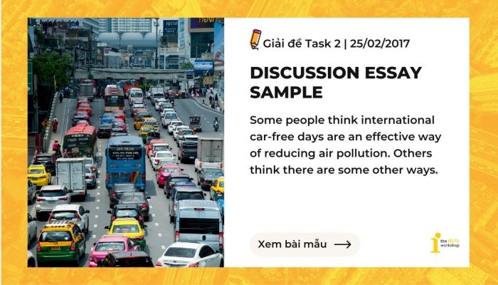 Giải đề IELTS Writing Task 2: Car & Pollution