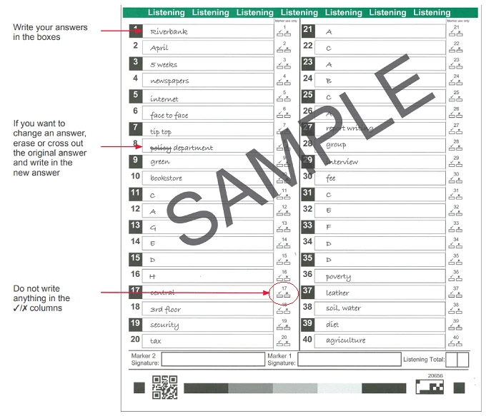 Ielts Writing Answer Sheet Download As Pdf