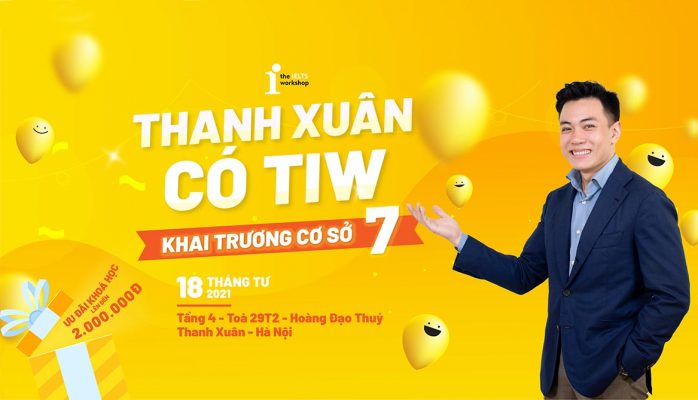 [HÀ NỘI] THANH XUÂN CÓ TIW: ƯU ĐÃI “KHỦNG” CHO KHÓA HỌC IELTS
