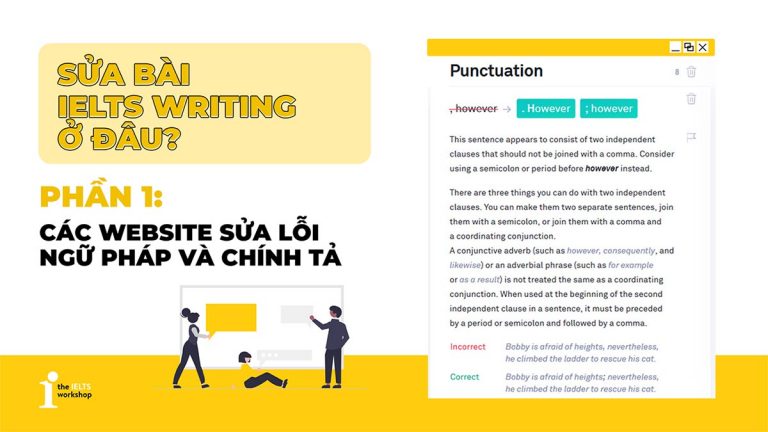 trang web sửa writing ielts miễn phí