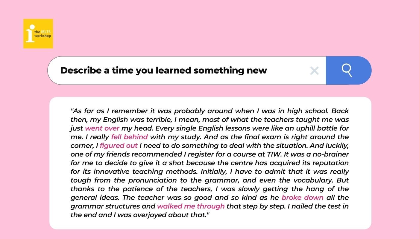 phrasal verb ielts