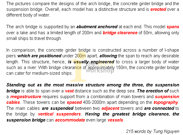 Bridges IELTS Writing Task 1