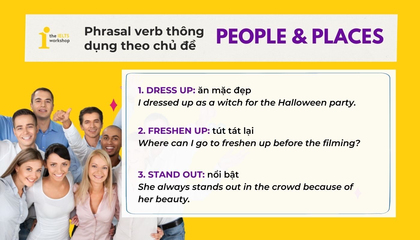 15 Phrasal Verb Mô Tả People & Places | The Ielts Workshop