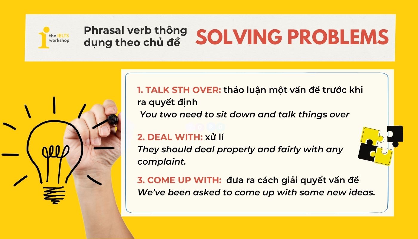 phrasal verb solving problems