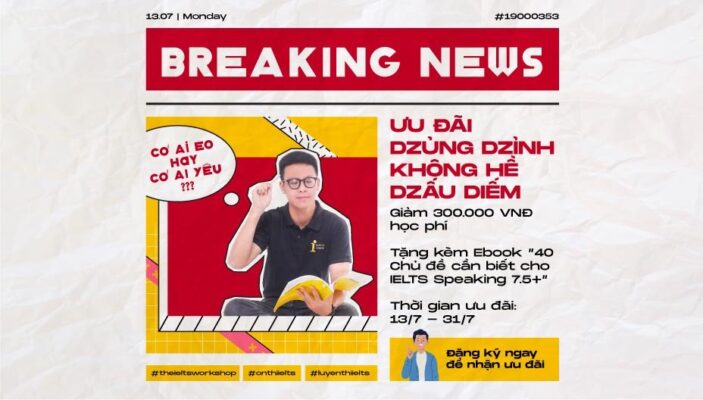 ƯU ĐÃI LÊN ĐẾN 500.000VND CHO CÁC KHÓA HỌC THÁNG 7