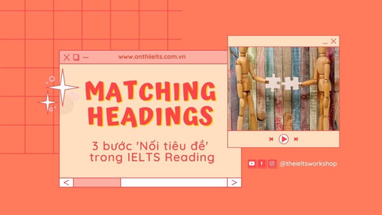 cách làm matching heading ielts