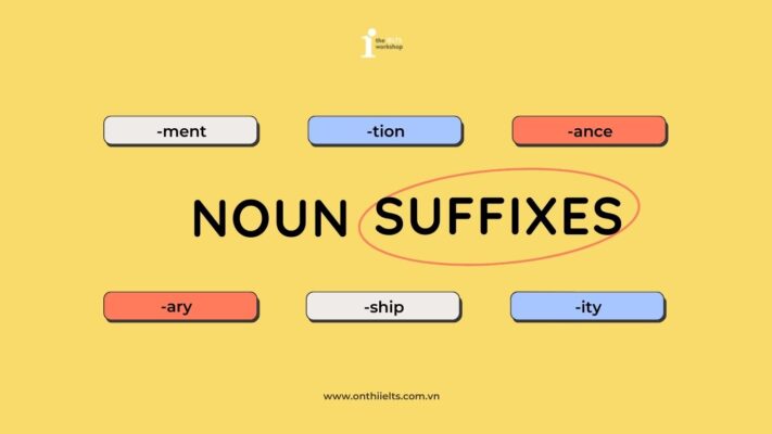 25 hậu tố của danh từ phổ biến trong tiếng Anh