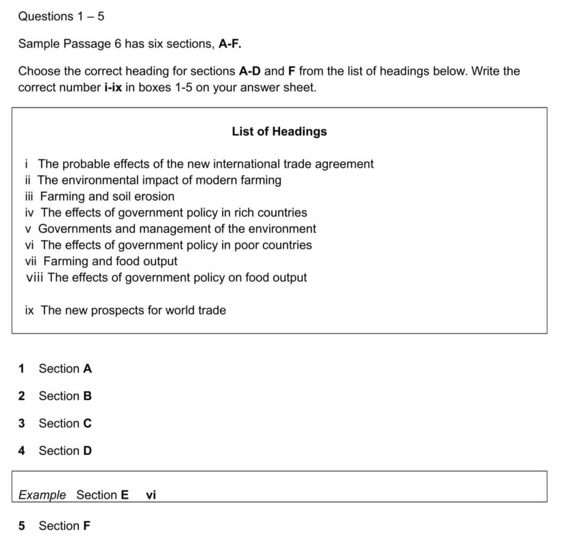 matching headings là gì