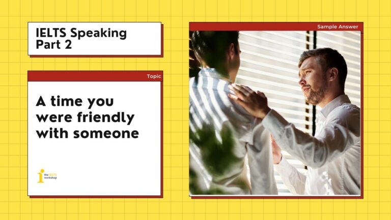 a time you were friendly with someone you didn't like