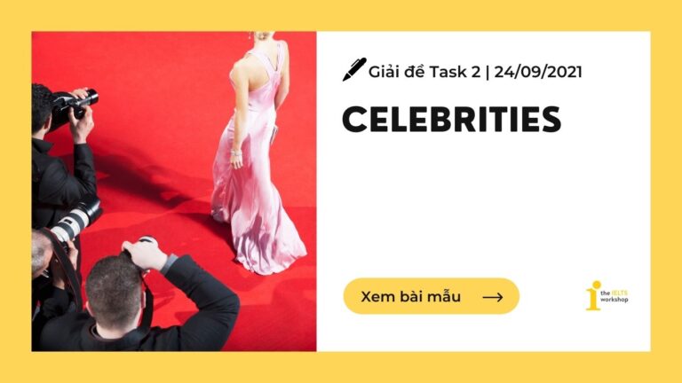 IELTS Writing Task 2 celebrities