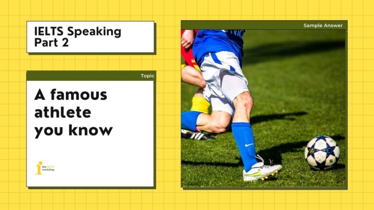 describe a famous athlete you know