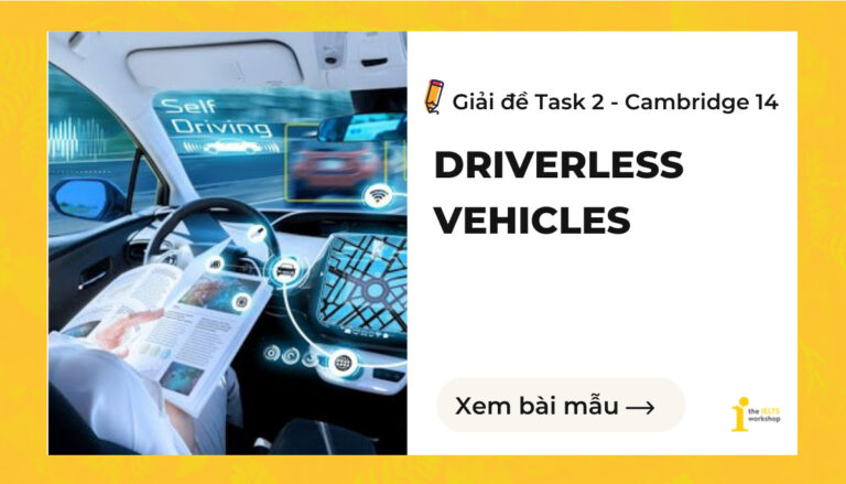 IELTS Writing Task 2 driverless vehicles