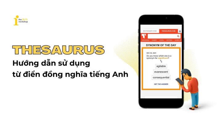 Hướng dẫn cách tra từ đồng nghĩa đơn giản trên THESAURUS (Từ điển đồng nghĩa)