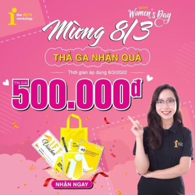 Mừng 8/3 đến TIW HCM nhận quà