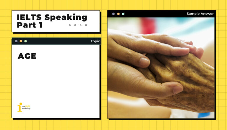 ielts speaking part 1 age