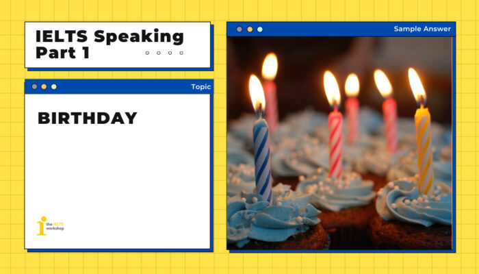 Topic: Birthday | IELTS Speaking Part 1