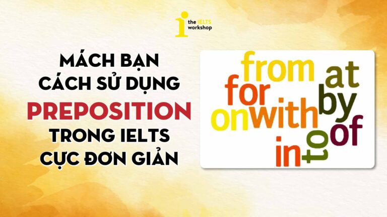 cách sử dụng preposition trong ielts