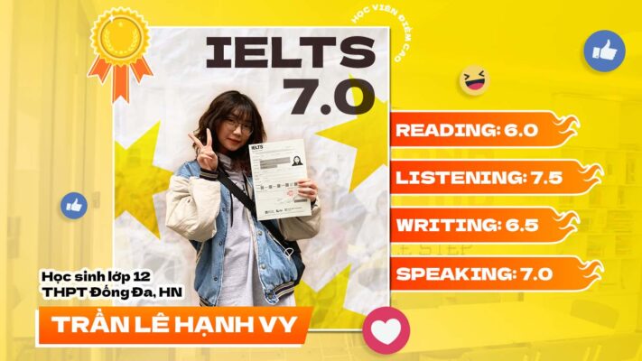Hạnh Vy – Bí quyết vừa ôn thi đại học vừa dành 8 tiếng học IELTS mỗi ngày