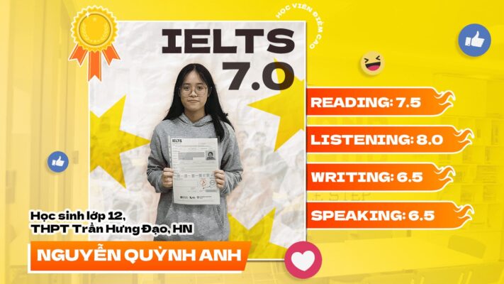 Nguyễn Quỳnh Anh – Cô nàng cán đích IELTS 7.0 và thực hiện giấc mơ du học Mỹ