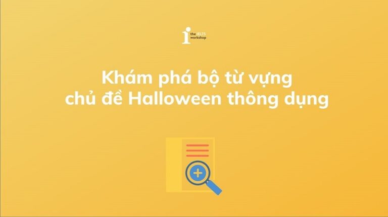 từ vựng chủ đề Halloween