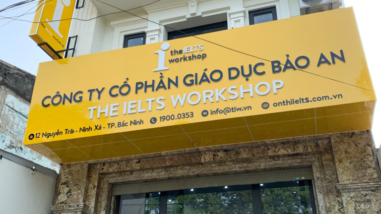 the ielts workshop bắc ninh