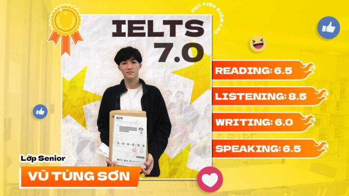 Tùng Sơn – Nghe nhạc, cày phim chinh phục 7.0 IELTS
