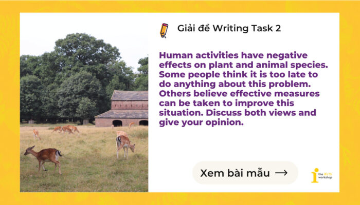 Topic: Human Activities | IELTS Writing Task 2 Sample