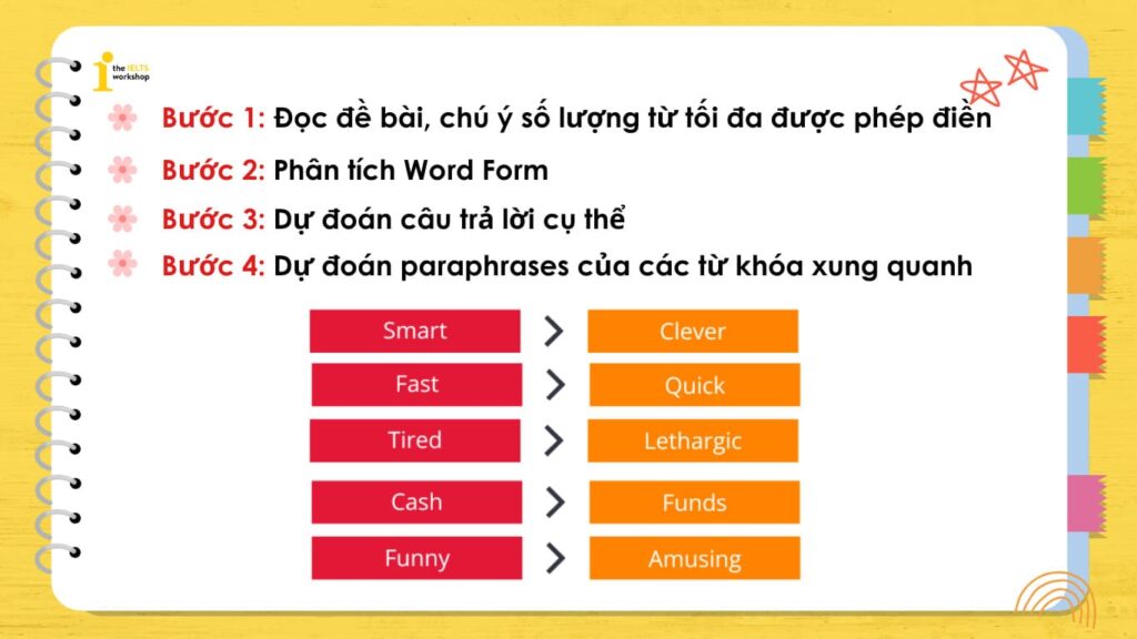 cách làm sentence completion ielts listening