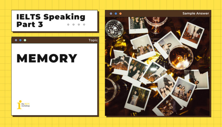 ielts speaking part 3 memory