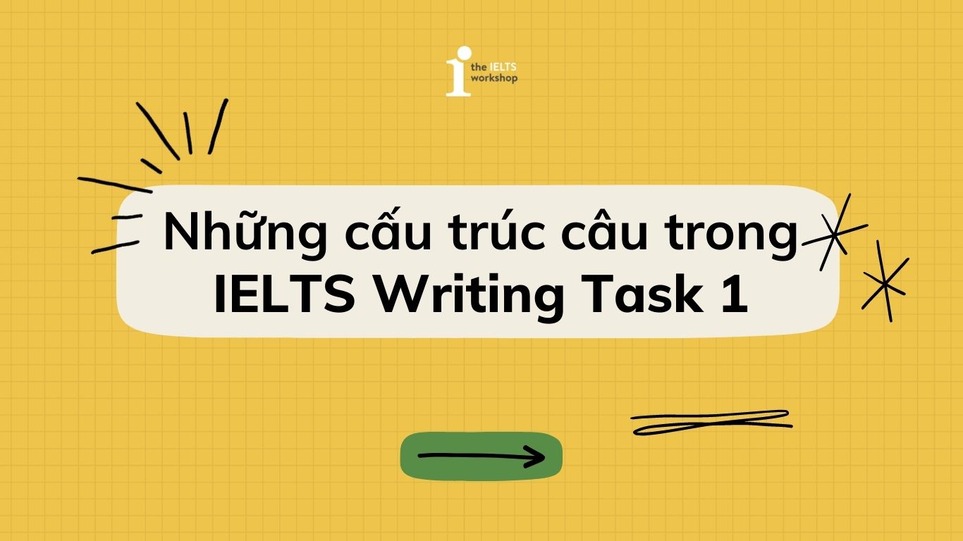 các cấu trúc câu trong writing ielts task 1