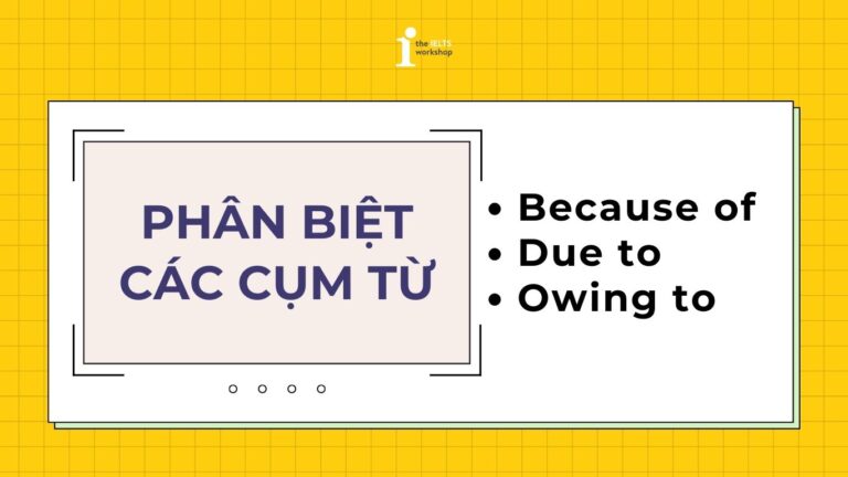 because of due to owing to