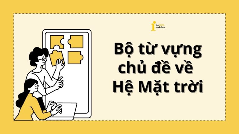 từ vựng tiếng anh về hệ mặt trời