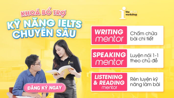 Ra mắt khóa bổ trợ chuyên sâu cho từng kỹ năng IELTS tại The IELTS Workshop
