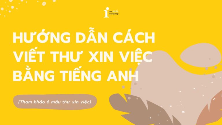 viết thư xin việc bằng tiếng anh