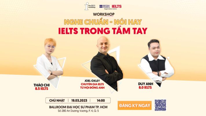Workshop IELTS 101 – Ep 70: Nghe chuẩn, Nói hay, IELTS trong tầm tay