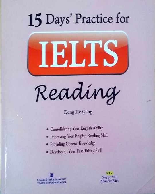 Sách Reading - Nâng cao kĩ năng Reading trong 15 ngày