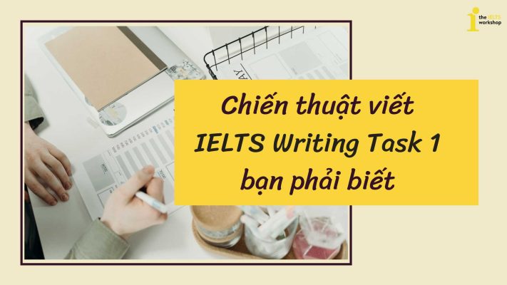Chiến thuật làm bài IELTS Writing Task 1 bạn phải biết
