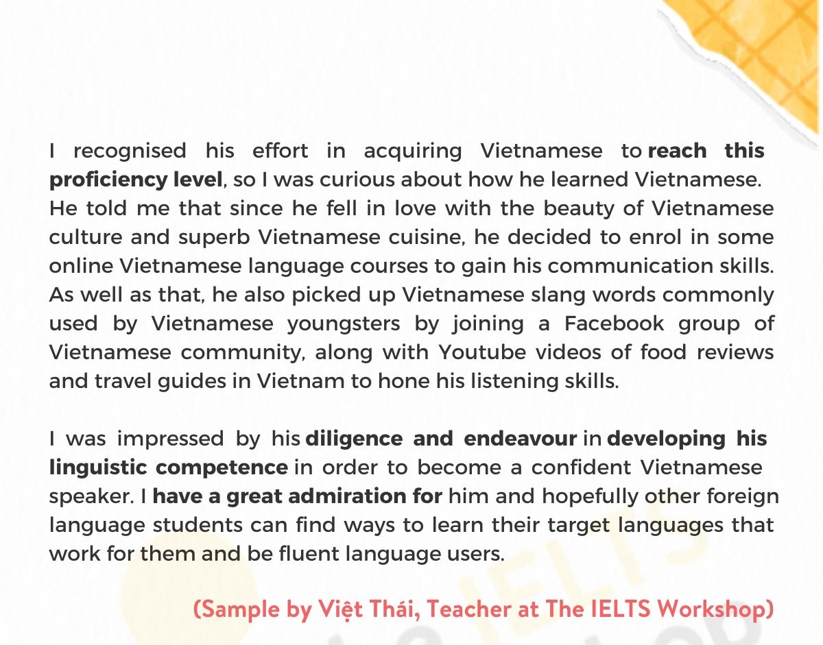 Describe a foreigner who speaks Chinese very well | IELTS Speaking Part ...